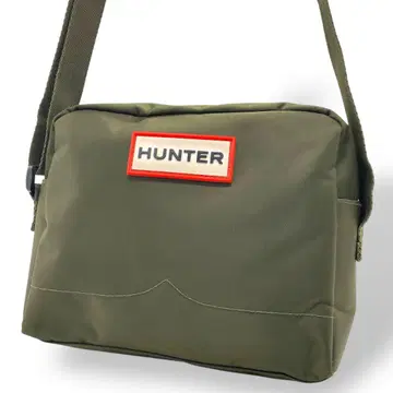 HUNTER 헌터 숄더백 나일론 카키 백