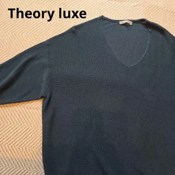 Theory luxe 썸머 니트 7부 그린 그린 니트 여름옷