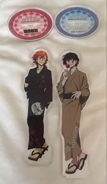 문호 스트레이독스 나카하라 나카야 다자이 오사무 아크릴 스탠드 유카타