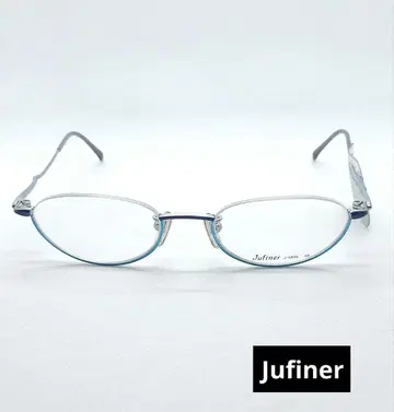 Jufiner J-5836 실버 오벌 안경 0076