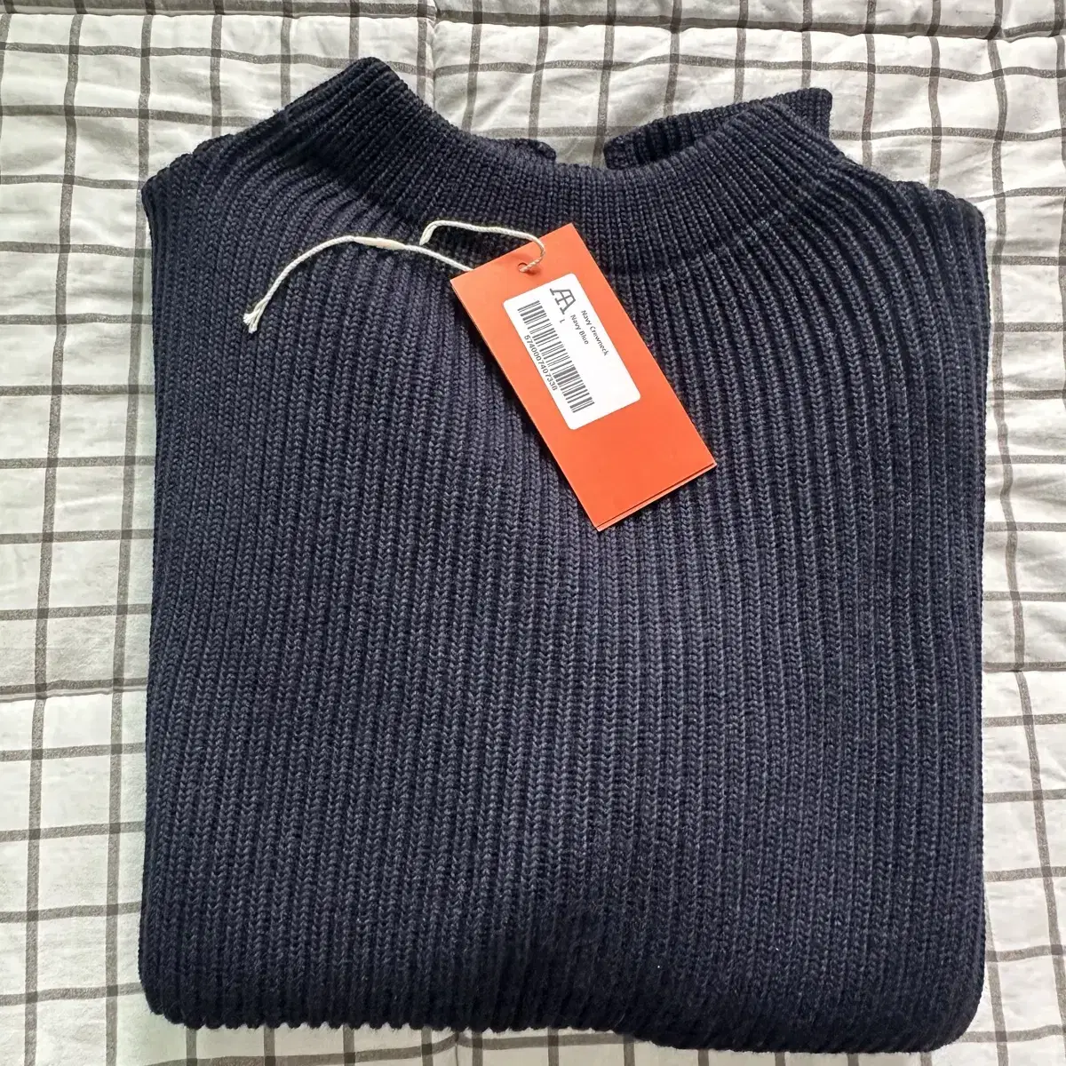 [L] Andersen-Andersen Navy Crew Neck