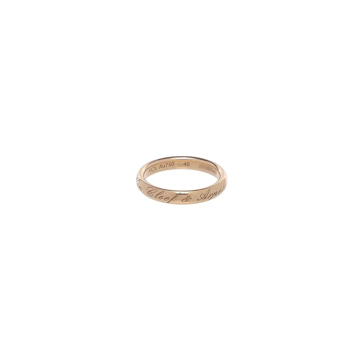 vahn Cleef Tuntreman Etoile Wedding Band Ring - 49