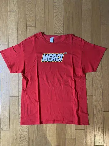 Paris Merci 구매 MERCI x DEIN 빨간색 티셔츠 레고