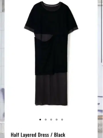PERVERZE Half Layered Dress 퍼버즈