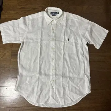 Ralph Lauren 90s 100% 린넨 셔츠 y2k 린넨