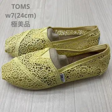 TOMS 톰스 크로셰 신발 슬립온 w7 24cm