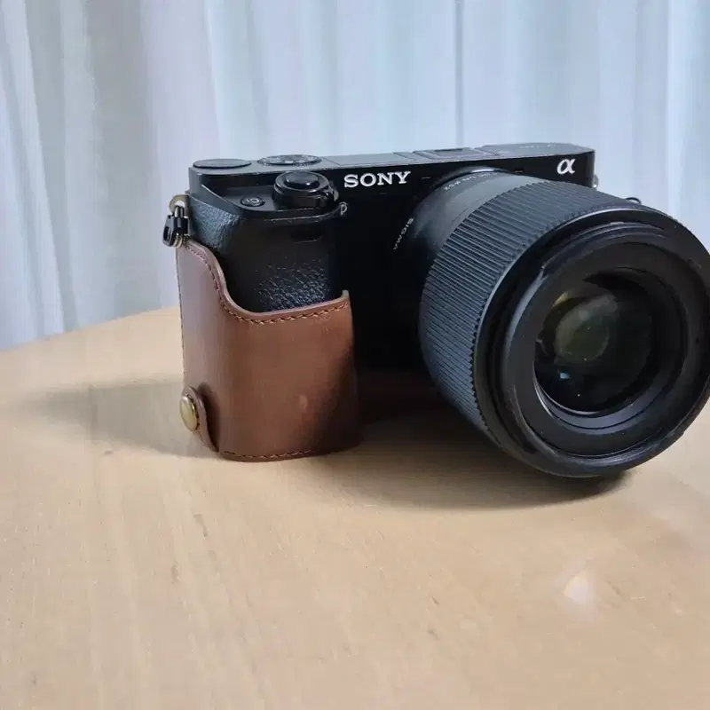 소니 a6000 속사케이스 브라운