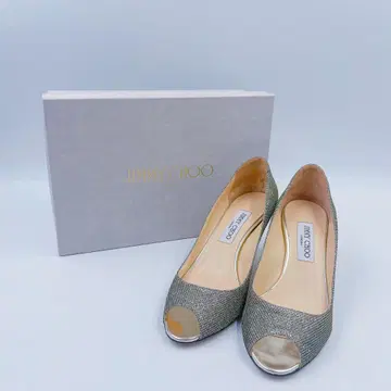 5HM34 JIMMY CHOO 펌프스 핑 힐 23.5cm