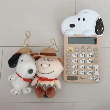 스누피 계산기 니코 인형 마스코트