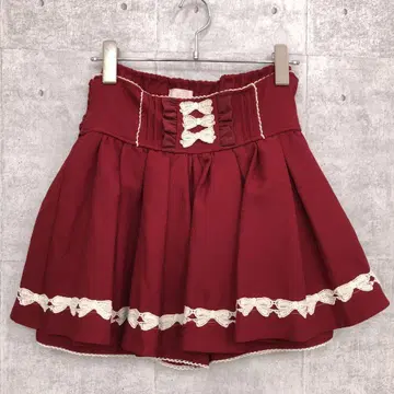 00년대 갸루 구제 의류 리즈리사 리본형 레이스 라인 볼륨 미니