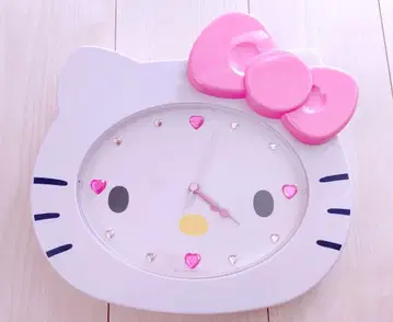 키티 벽시계