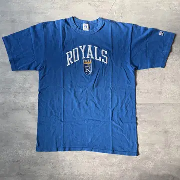90s MLB 캔자스시티 로얄스 자수 티셔츠 USA제