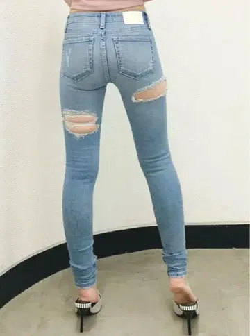 GYDA 데미지 데님 팬츠