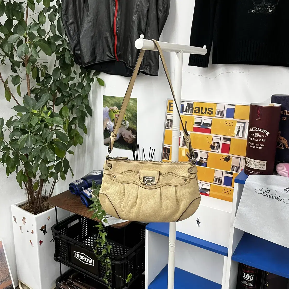 페레가모 간치니 숄더백
