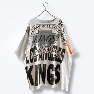 90's 빈티지 구제 의류 NHL 로스앤젤레스 킹스 챔피온 티셔츠