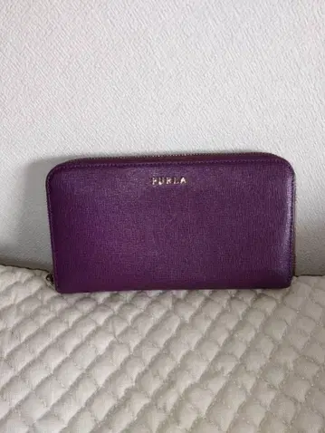 1개 한정 FURLA 훌라 장지갑 퍼플 보라색