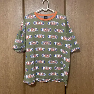 HUF 로고 프린트 티셔츠
