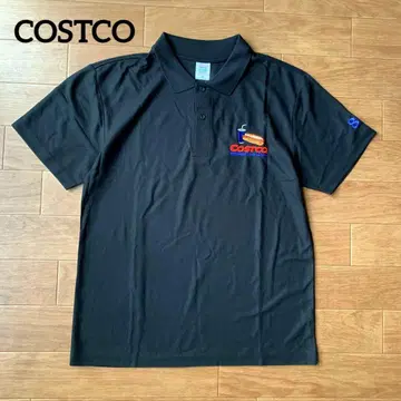 새상품급 COSTOCO 코스트코 피케 셔츠 자수 로고 BK M 사이즈