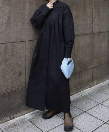 machatt 핀턱 셔츠 드레스