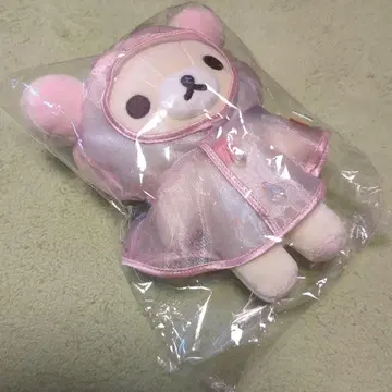 코리락쿠마 비가 그친 후 맑은 날의 리락쿠마 레인코트 봉제 인형
