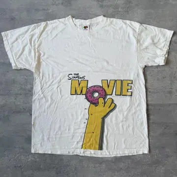 The Simpsons 심슨 캐릭터 프린트 티셔츠