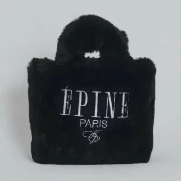 EPINE 에피누 퍼 토트백 블랙