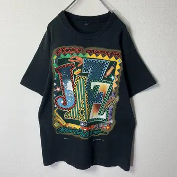90s new orleans jazz festival 티셔츠 블랙