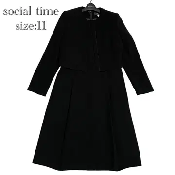 새상품급 social time 블랙 포멀 수트 셋업 관혼상제
