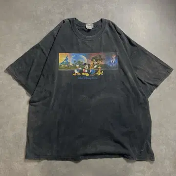 90s-00s 디즈니 미키 페이드 빈티지 티셔츠