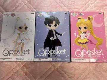 <Qposket >세일러문 코스모스 피규어 3종 세트
