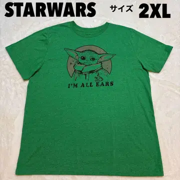 스타 워즈 STARWARS 요다 프린트 티셔츠 사이즈 2XL
