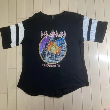 Def Leppard - Pyromania Tour 1983 복각 티셔츠