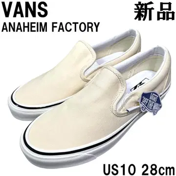 VANS 애너하임 팩토리 슬립온 US10 28cm OG 화이트