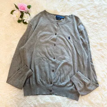 Polo Ralph Lauren 빅 사이즈 그레이 가디건