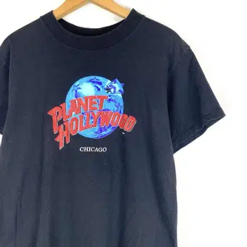 90s 빈티지 플래닛 할리우드 프린트 티셔츠 USA제 M