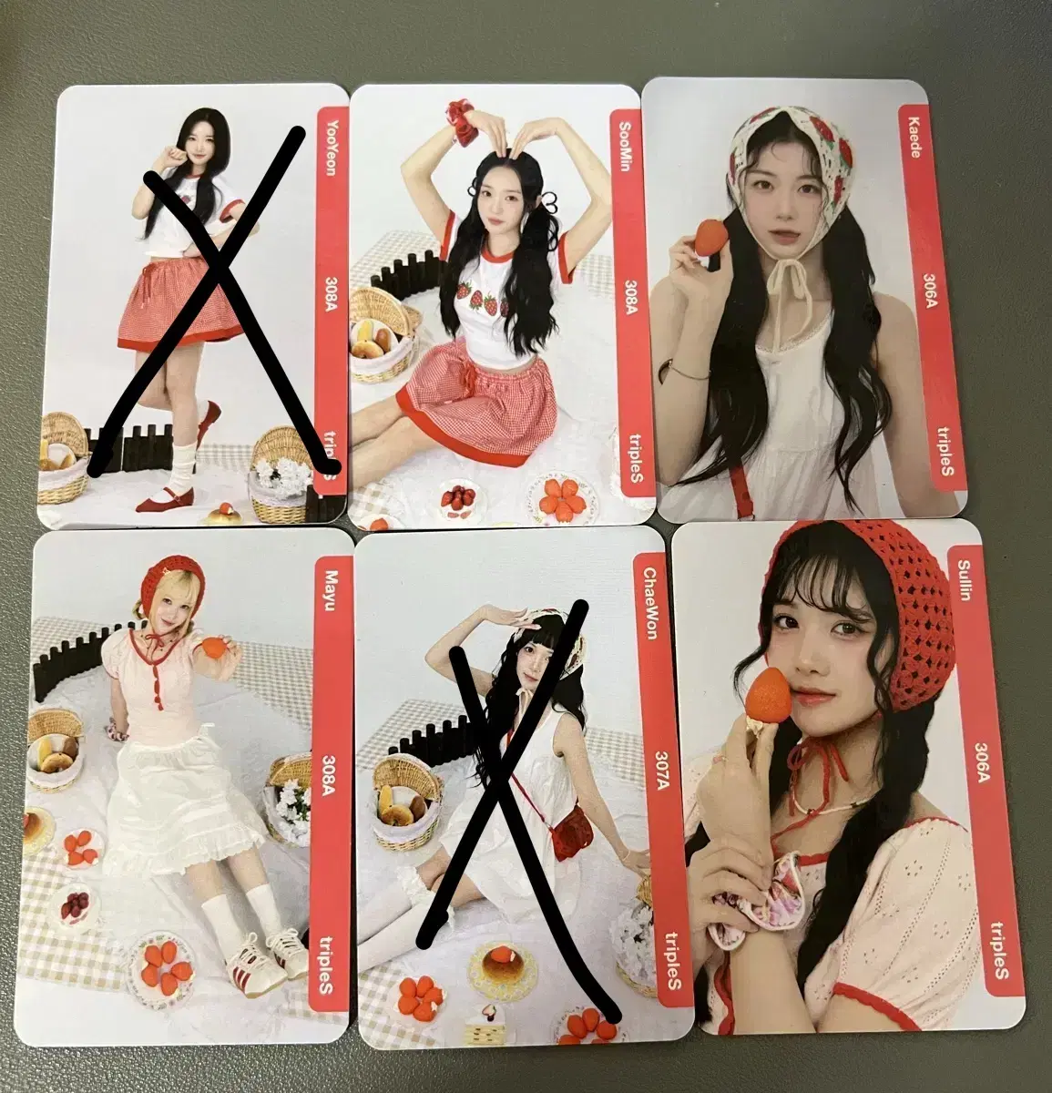 triples Sumin Kaede Mayu Seollin Showcase Object