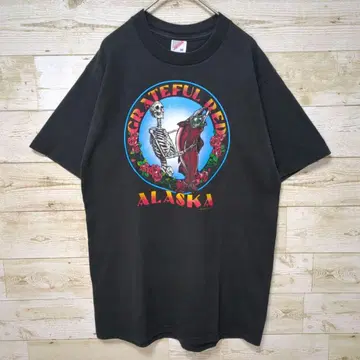 그레이트풀 데드 USA제 90년대 빈티지 티셔츠 ALASKA TOUR