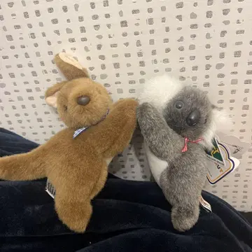 캥거루와 코알라 봉제 인형