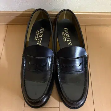 HARUTA 블랙 로퍼 사이즈 27cm