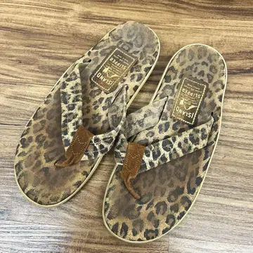 island slipper 아일랜드 슬리퍼 레오파드 샌들 26.0