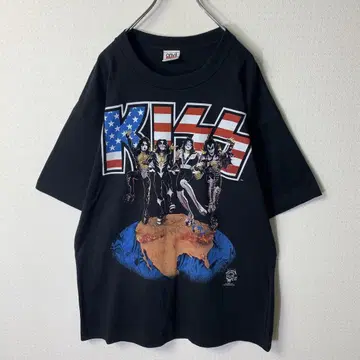 90s KISS 로즈몽 호라이즌 투어 96 티셔츠