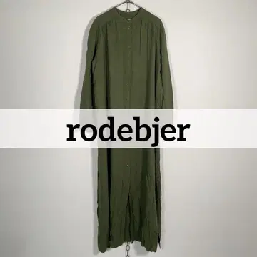 리투아니아산 rodebjer 슬릿 롱 셔츠 원피스 XS