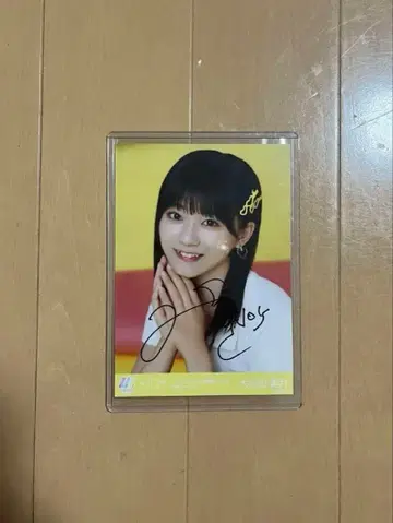 니아 조이 오시다 미즈키 사인 포함 브로마이드