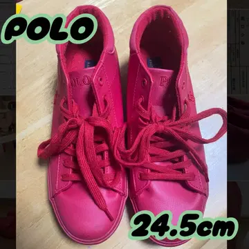 POLO 레드 스니커즈 24.5cm