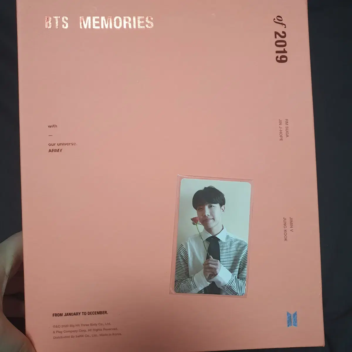 BTS Bts 2019 Memories DVD Hoseok J HOPE #방탄소년단,#BTS