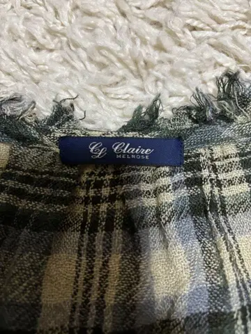 Claire Melrose 체크 무늬 롱 원피스