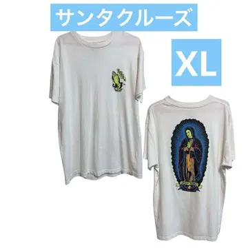 레어 SANTACRUZ 산타크루즈 티셔츠 마리아 XL 스케이터 한정판
