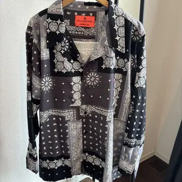 GALLIS ADDICTION 페이즐리 무늬 셔츠 프리 사이즈
