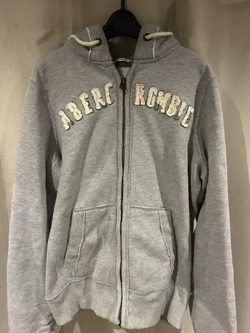 Abercrombie 그레이 집업 후드티