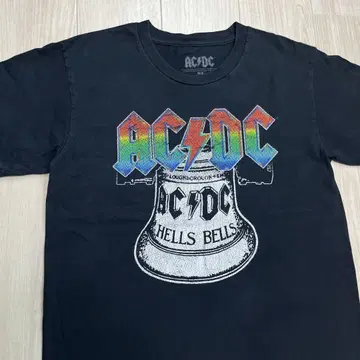 ACDC 티셔츠 HELLES BELLS 블랙 락 밴드